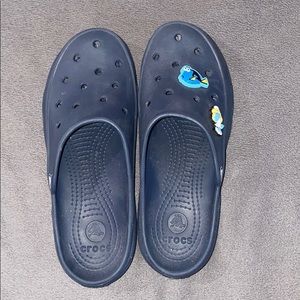 Navy Blue Crocs